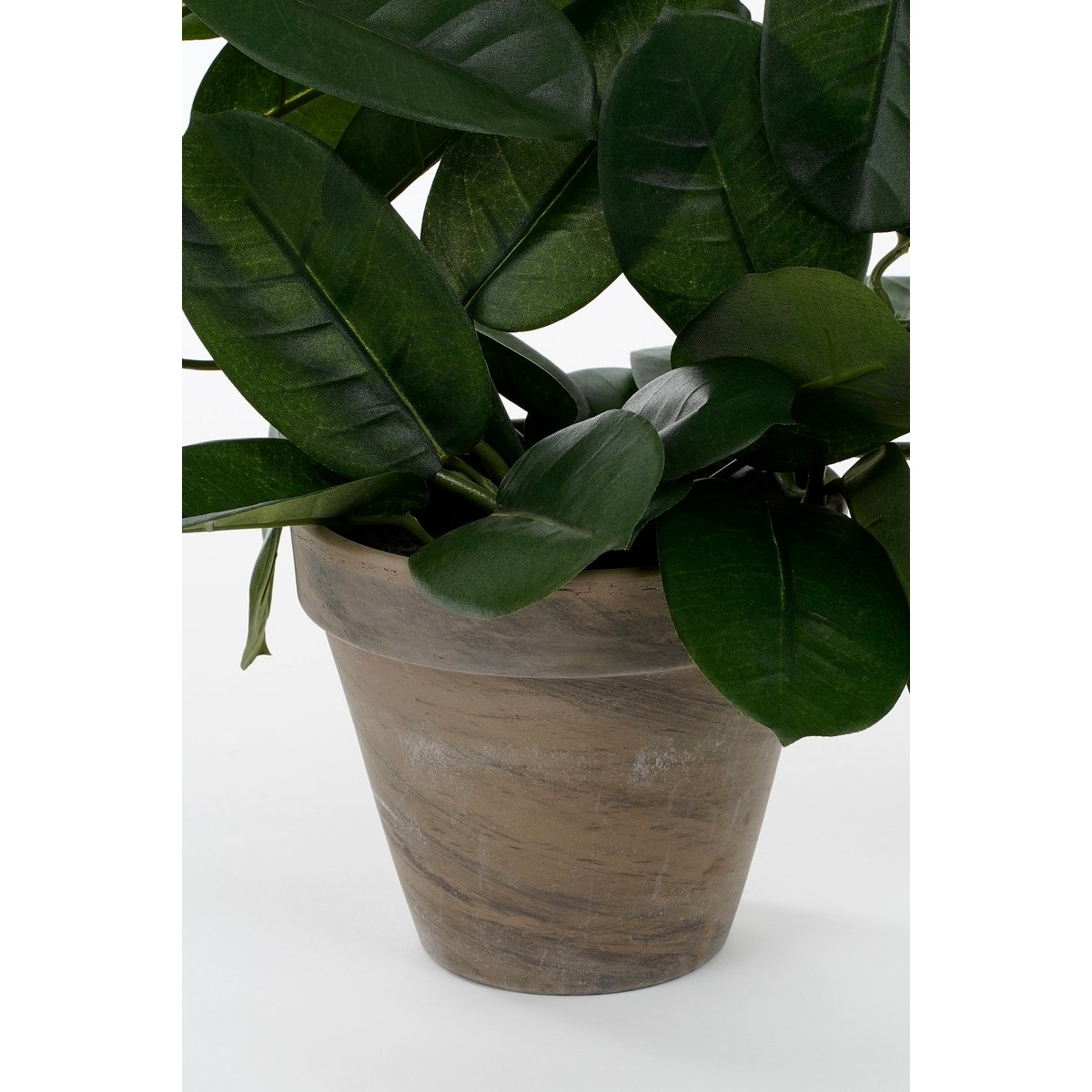 Mica Decorations - Stephanotis Kunstplant in Bloempot Stan - H50 x Ø40 cm - Wit