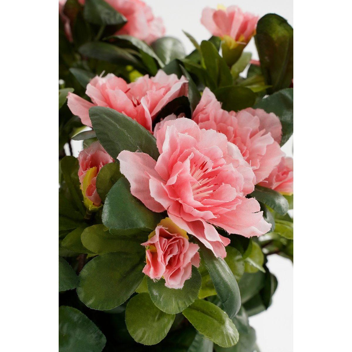 Mica Decorations - Azalea Kunstplant in Bloempot Stan - H31 x Ø26 cm - Perzik