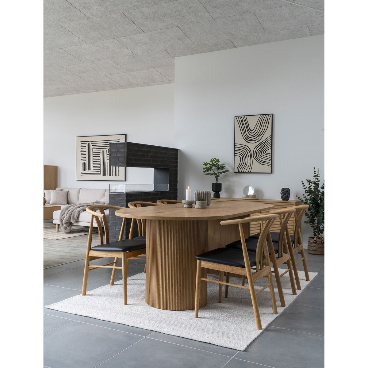 House Nordic - Tafel spiegel