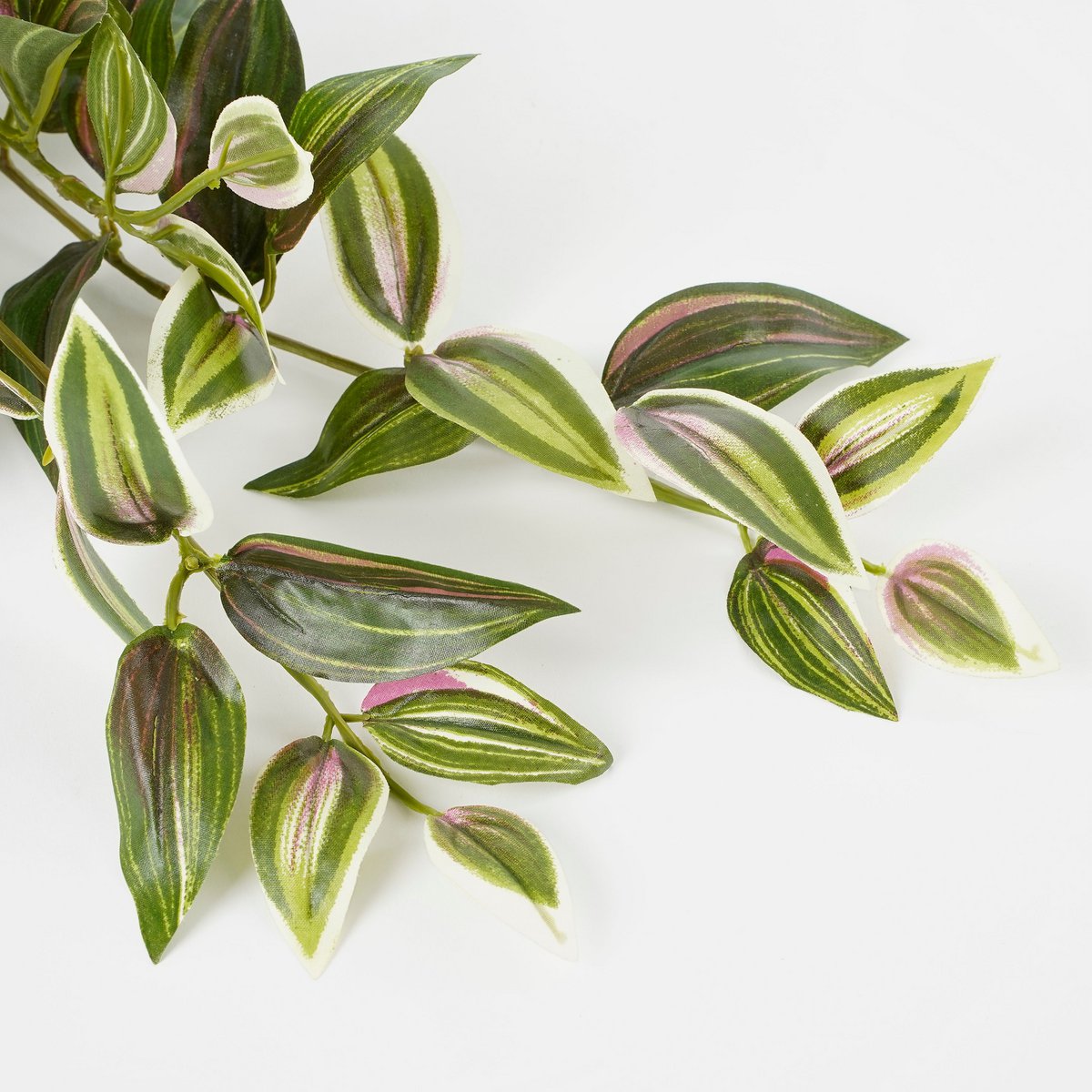 Mica Decorations - Tradescantia Kunst Hangplant - L15 x B20 x H54 cm - Groen