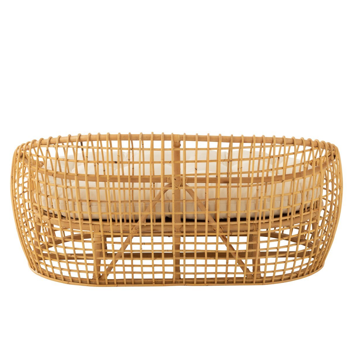 J-Line - Sofa 'Lise' (2-Personen, Weiß)