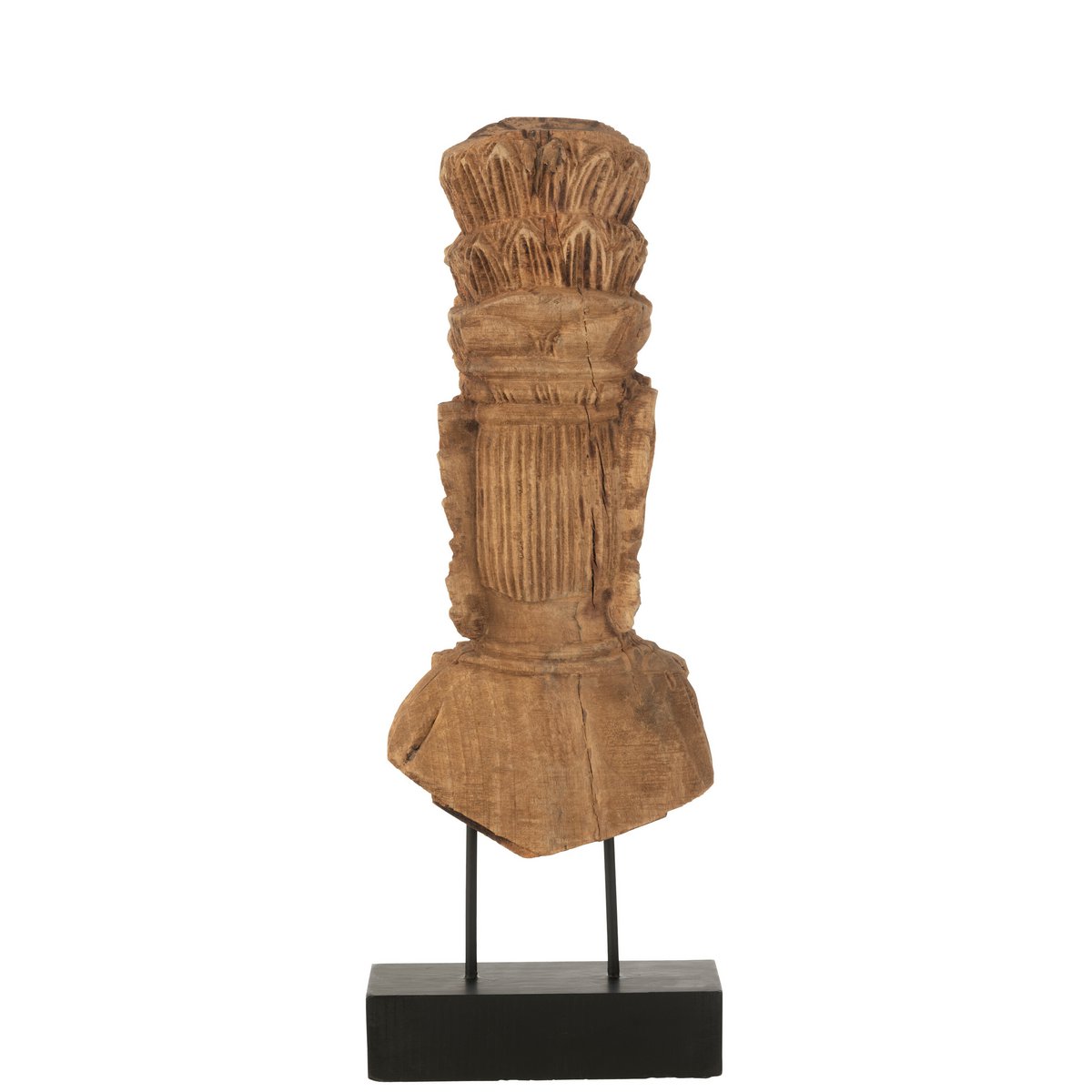 J-Line - Decoratief figuur 'Rebel' (Hout, Naturel)