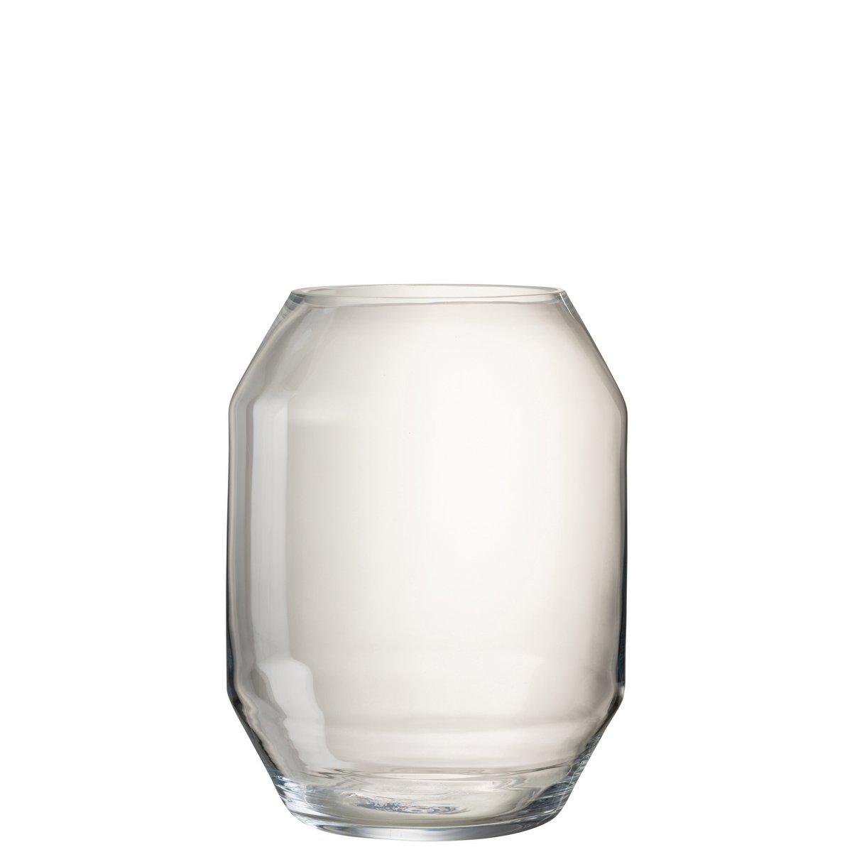 J-Line - Vaas Lilou - Glas - Transparant - Large - 40.00cm Hoog