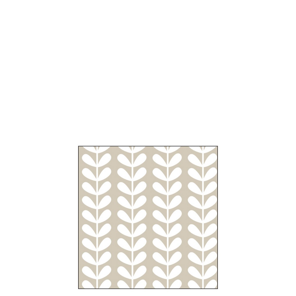 J-Line - Pak 20 Servetten Abstract Papier Taupe Small