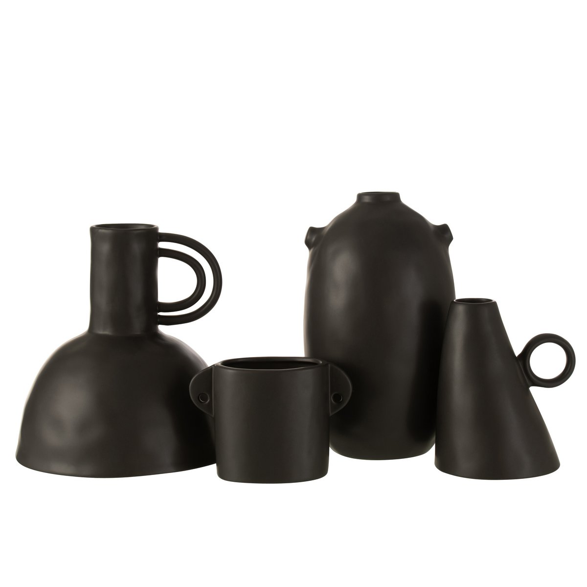 J-Line - Vase Kruik Renaissance - Keramiek - Zwart