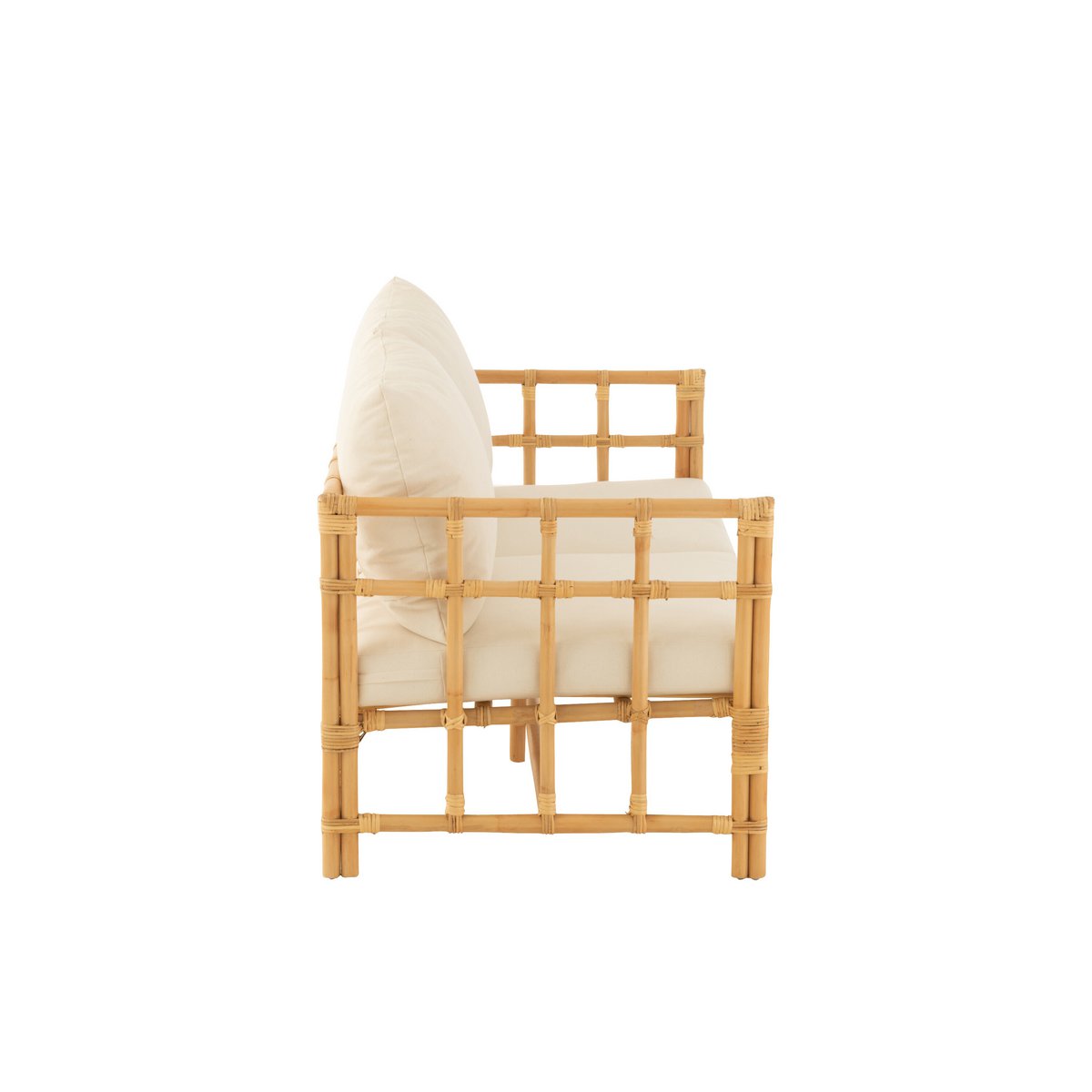 J-Line - Sofa 'Elise' (2-Personen, Weiß)