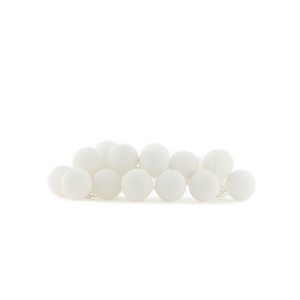 Cotton Ball Lights - Indoor regular Lichtslinger - White - 50 cotton balls