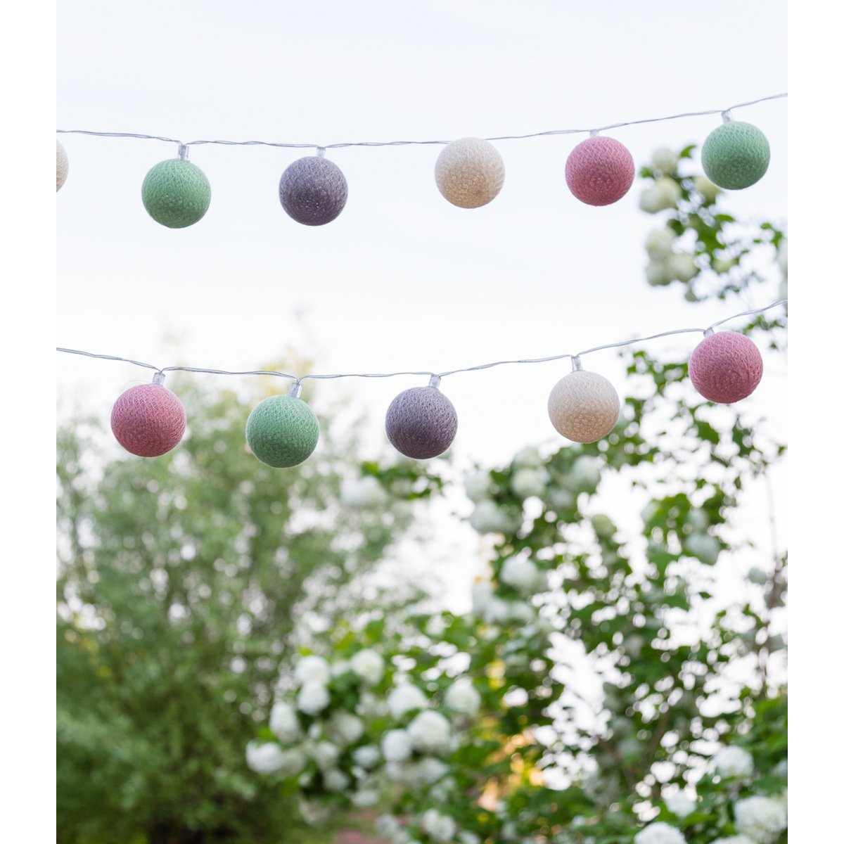 Cotton Ball Lights - Buitenlichtslinger - Paraiso - Extension kit