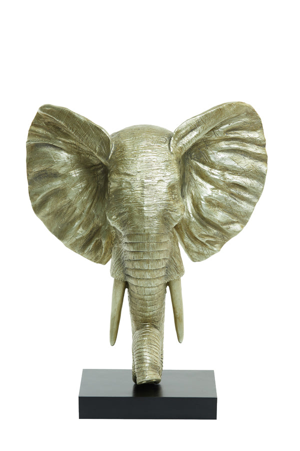 Light & Living - Decoratief beeld 'Elephant' (Maat L, Light Gold)