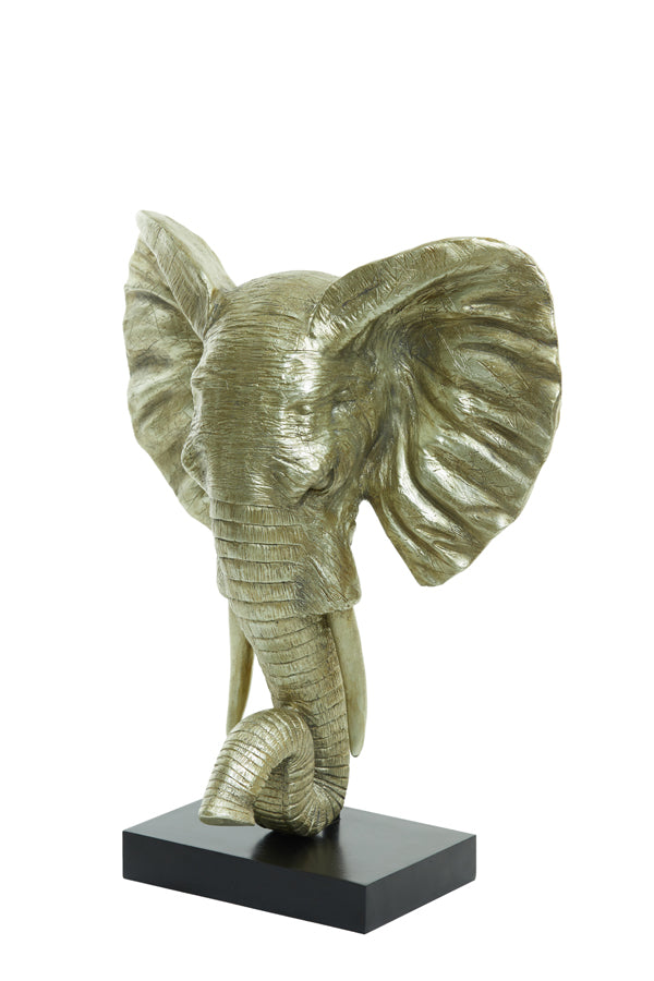 Light & Living - Decoratief beeld 'Elephant' (Maat L, Light Gold)