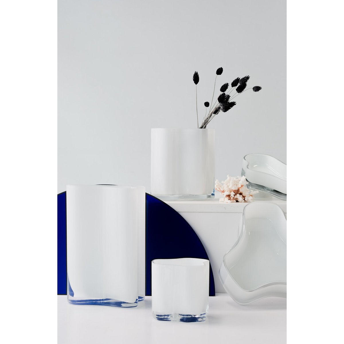 Element Accessories - Nieuwe moderne designvaas geïnspireerd op CORAL en Aalto, COR13WH