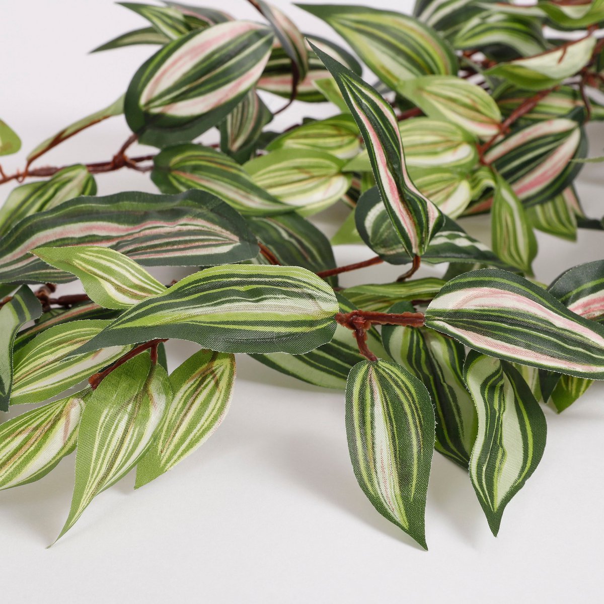 Mica Decorations - Tradescantia Kunst Hangplant - L15 x B30 x H80 cm - Groen