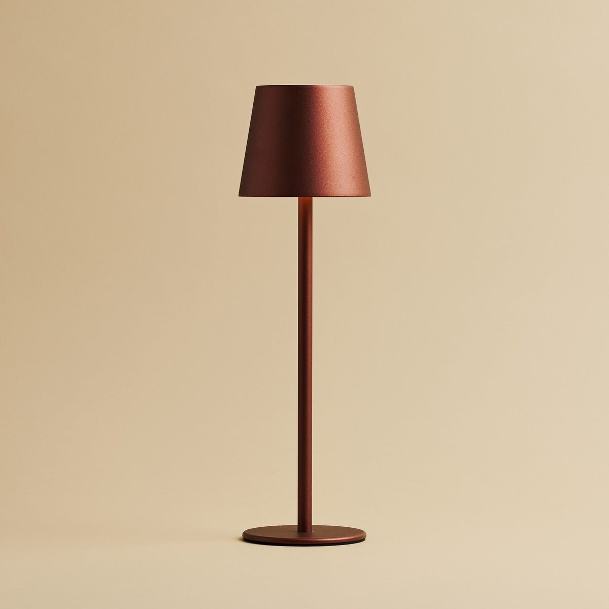 Tavellio-Amsterdam - Jasper Bronze - Draadloze lamp met batterij L metaal, dimable & 3 lichtstadia