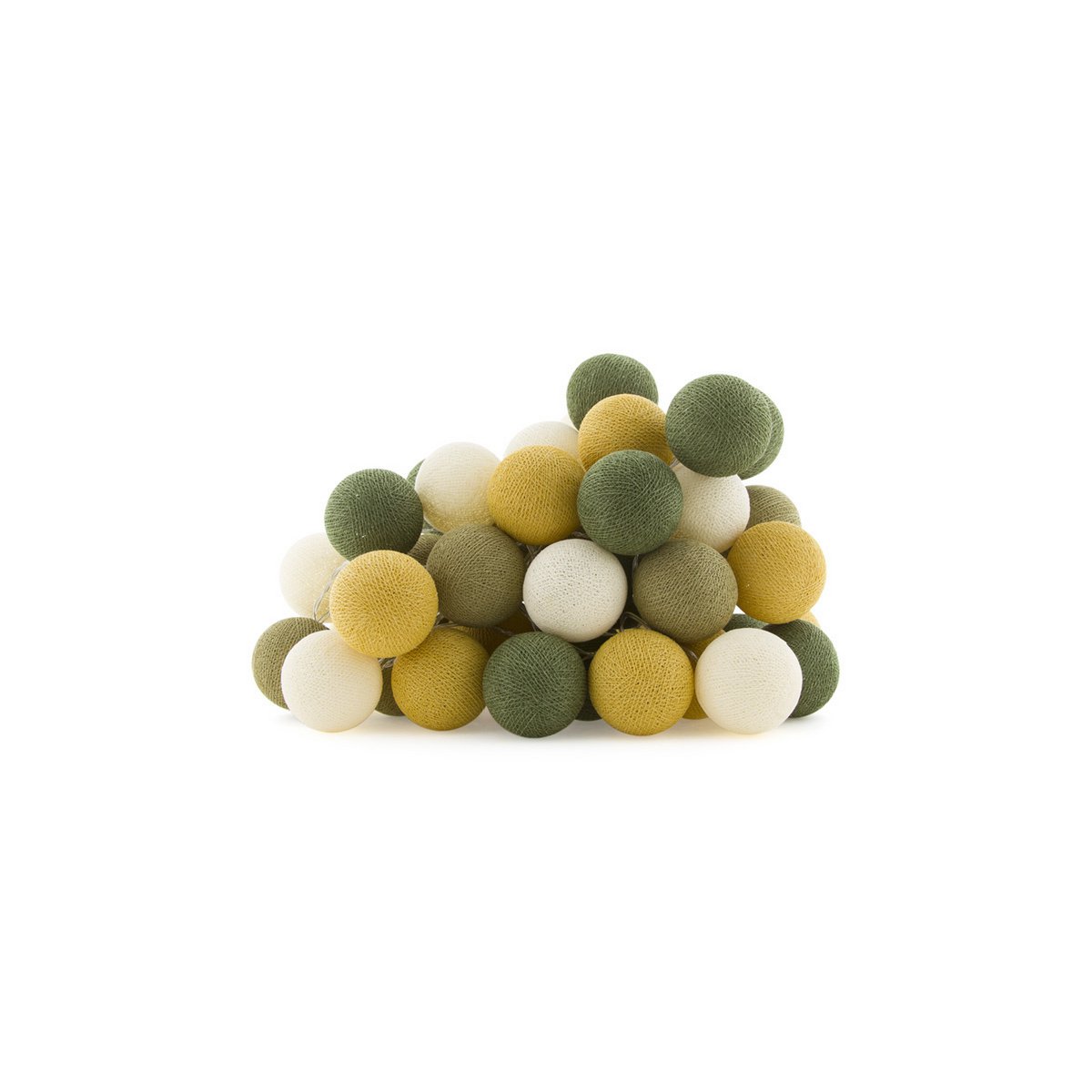 Cotton Ball Lights - Indoor regular Lichtslinger - Jungle - 35 cotton balls