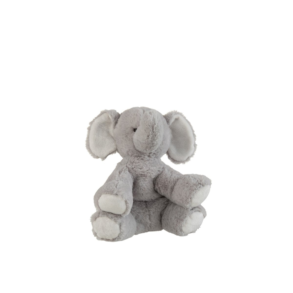 J-Line - Olifant Pluche Grijs Small