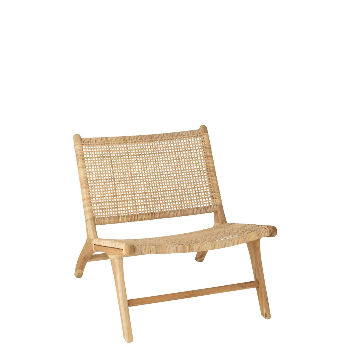 J-Line - Fauteuil Geweven - Hout - Naturel