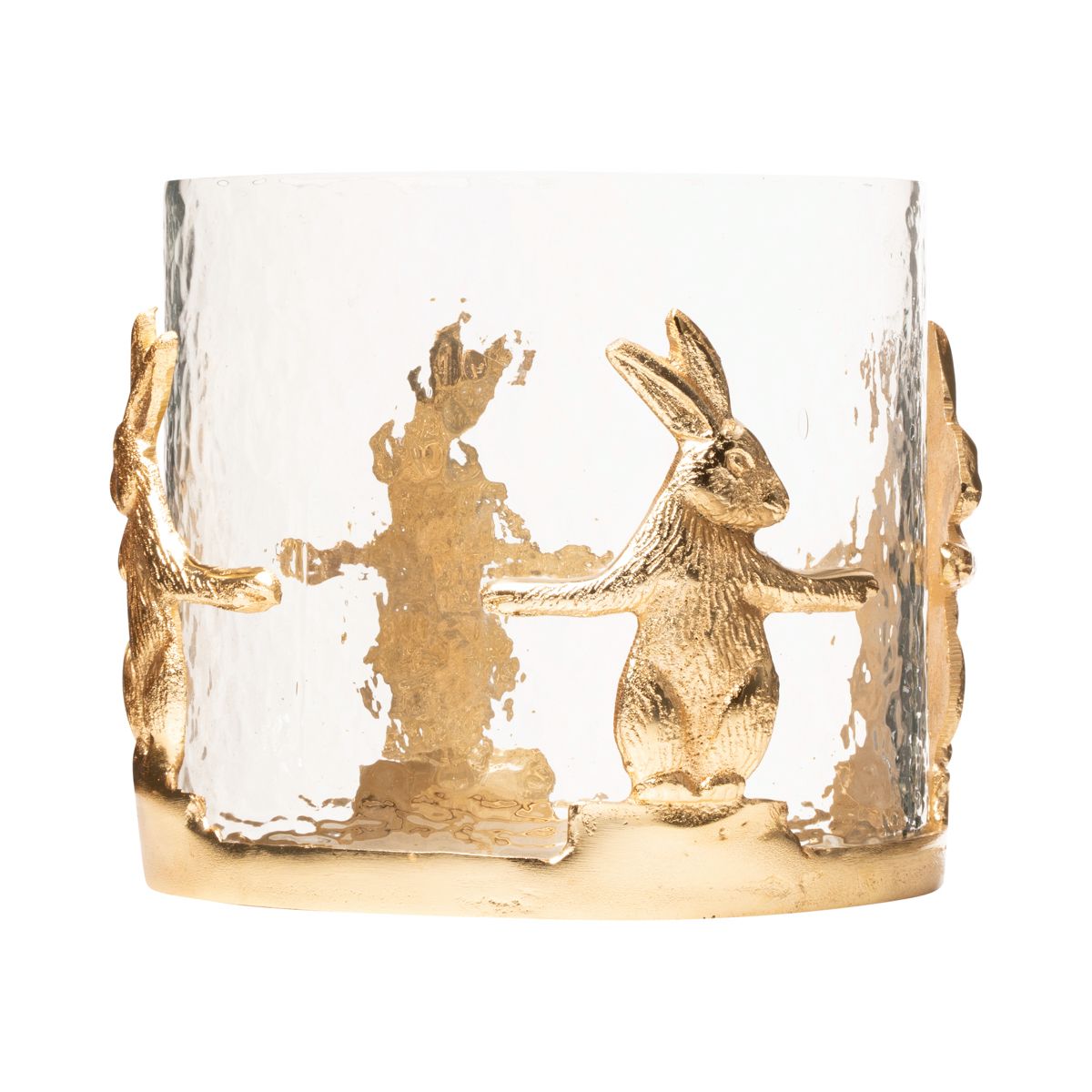 Mars & More - Windlicht 'Champagne Rabbit' (Goud, Large)