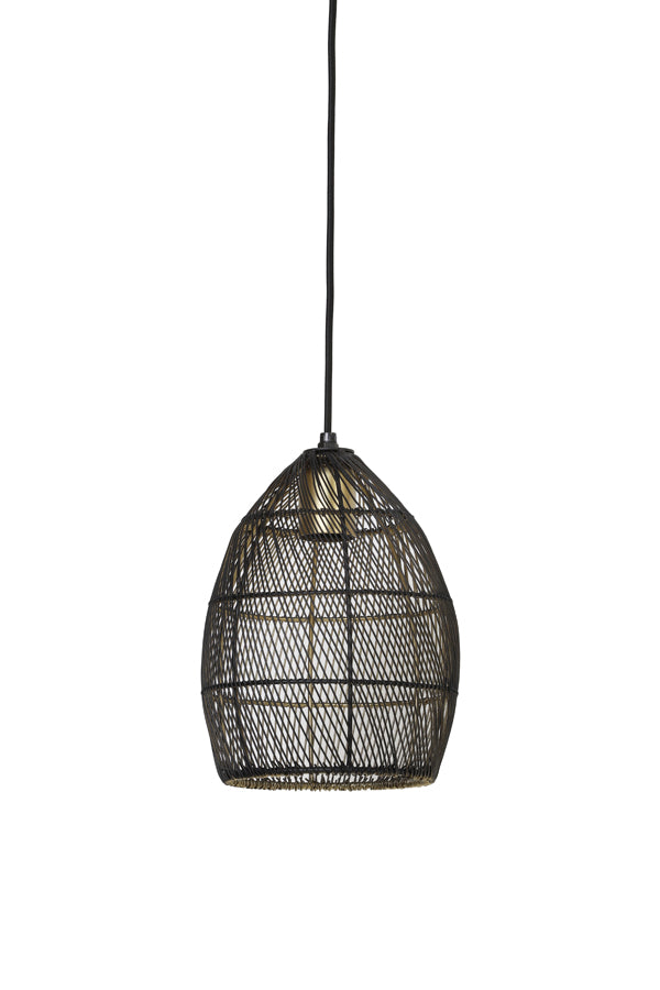 Light & Living - Hanglamp 'Meya' (Maat S, Zwart & Goud)