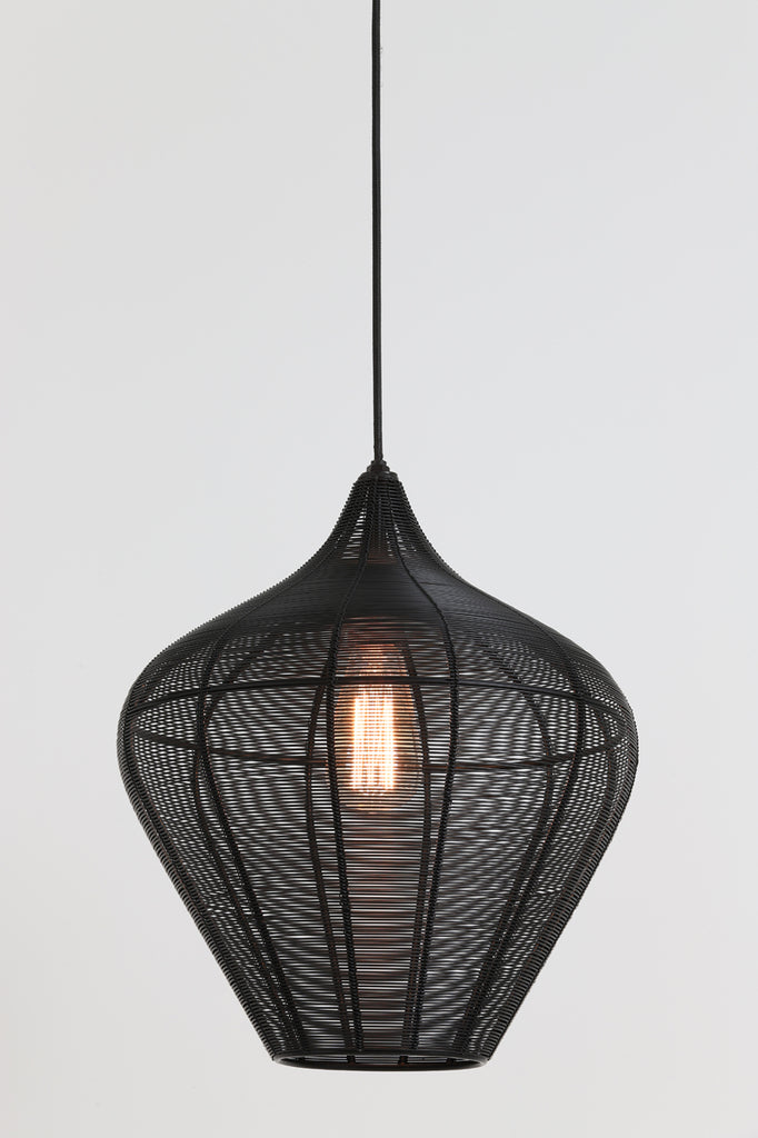 Light & Living - Hanglamp 'Alvaro' (Matzwart)