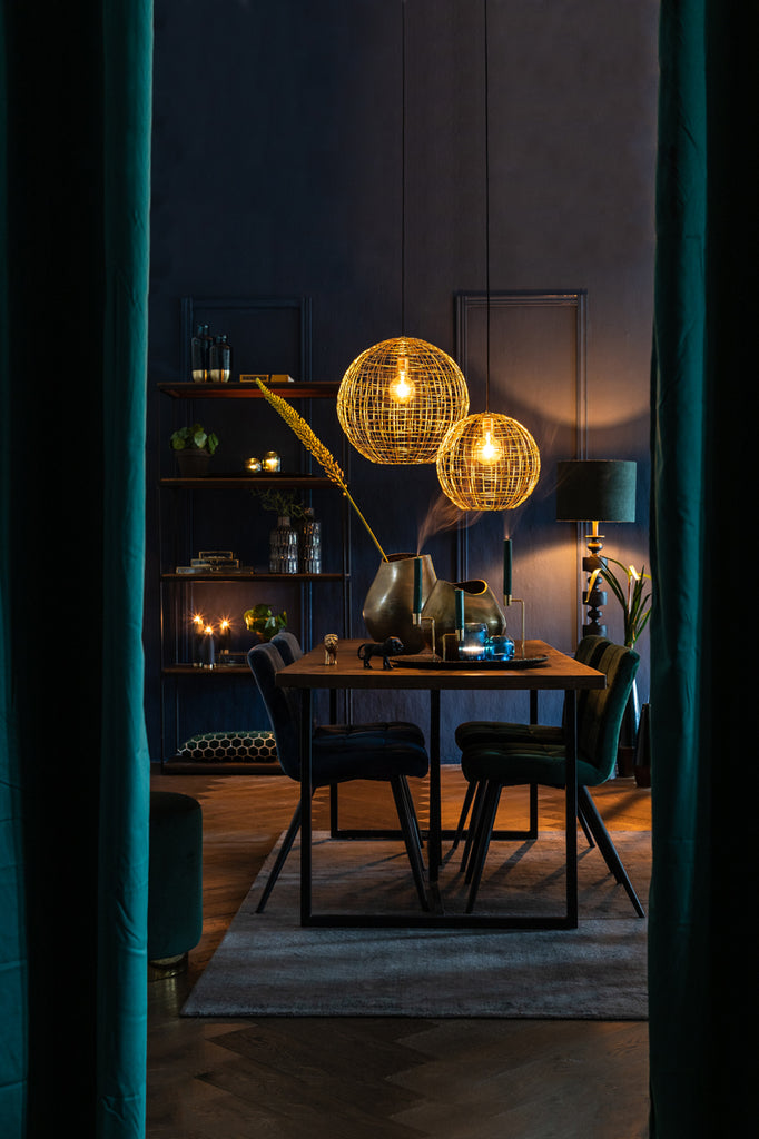 Light & Living - Hanglamp 'Mirana' (Maat M, Goud)