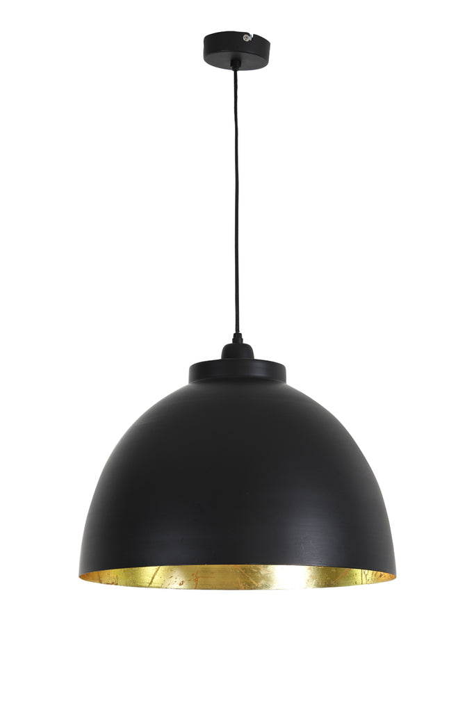 Light & Living - Hanglamp 'Kylie' (Zwart & Goud)