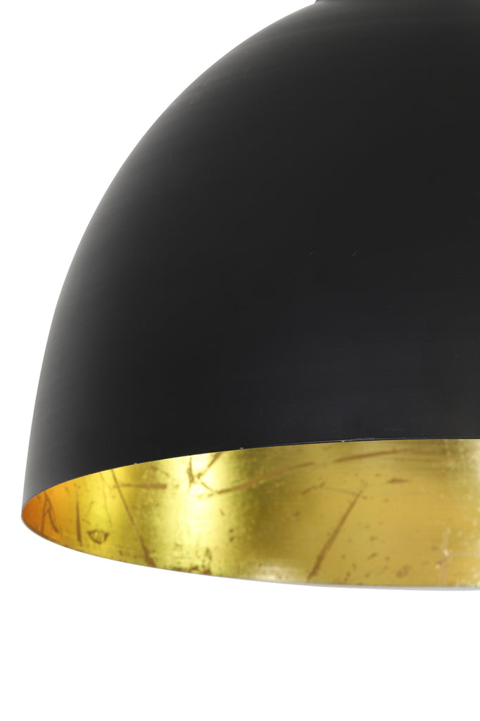 Light & Living - Hanglamp 'Kylie' (Zwart & Goud)