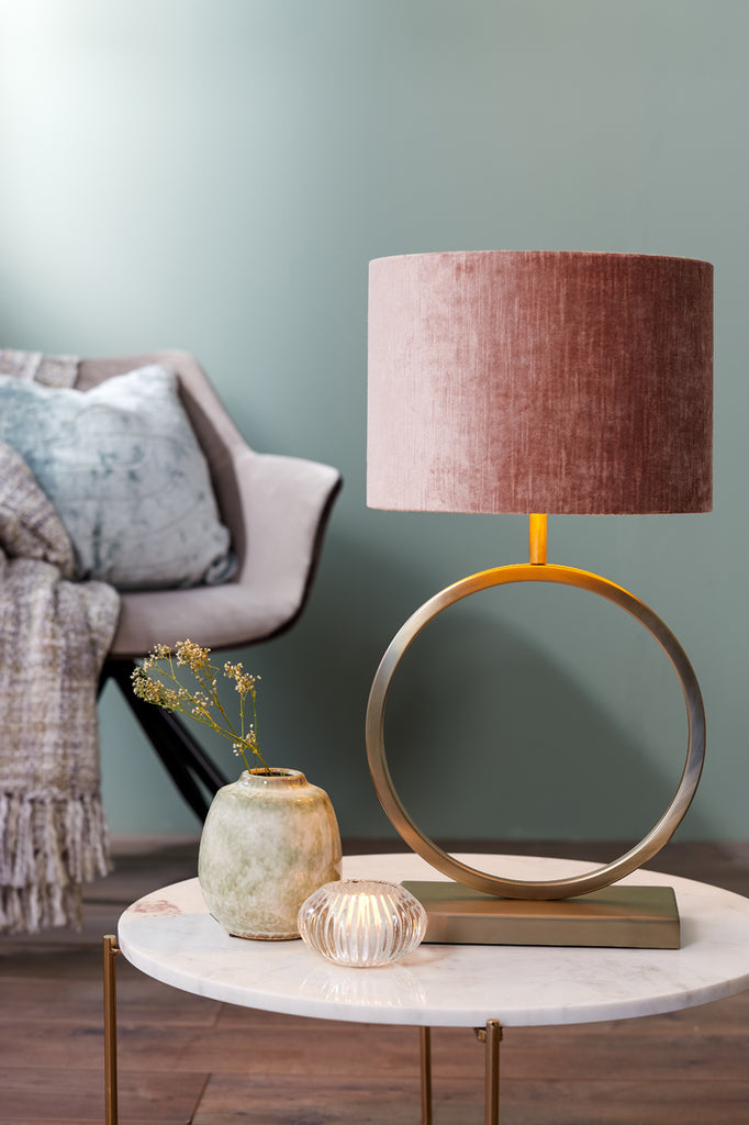 Light & Living - Lampenvoet 'Liva' (37cm hoog, Light Gold)