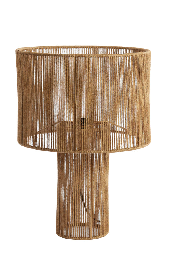 Light & Living - Tafellamp 'Lavatera' (Maat L, Jute, Naturel)