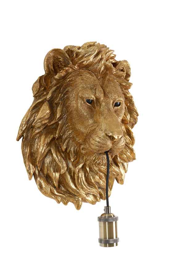 Light & Living - Wandlamp 'Lion' (Antique Bronze)