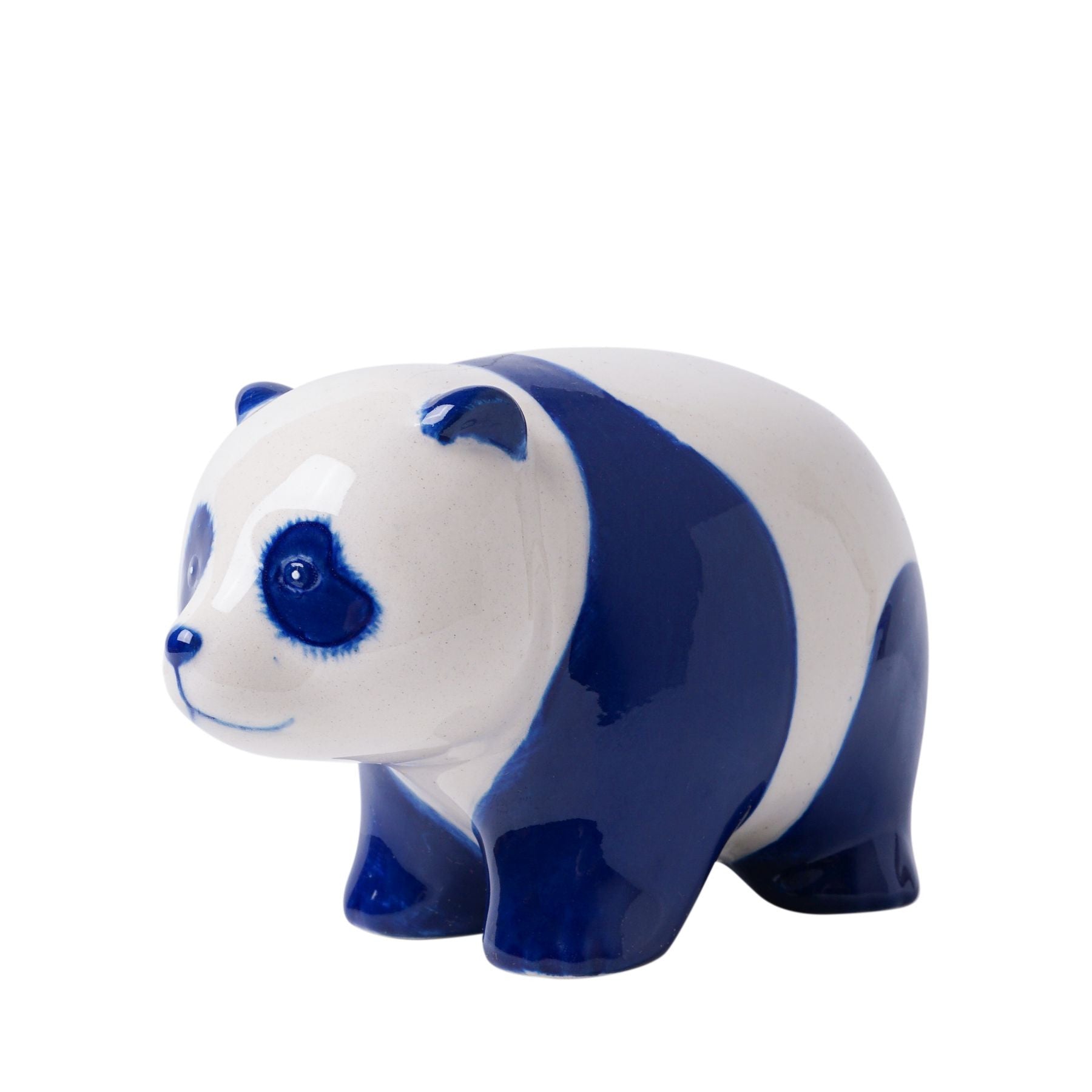 Heinen Delfts Blauw - Decoratief figuur 'Panda'