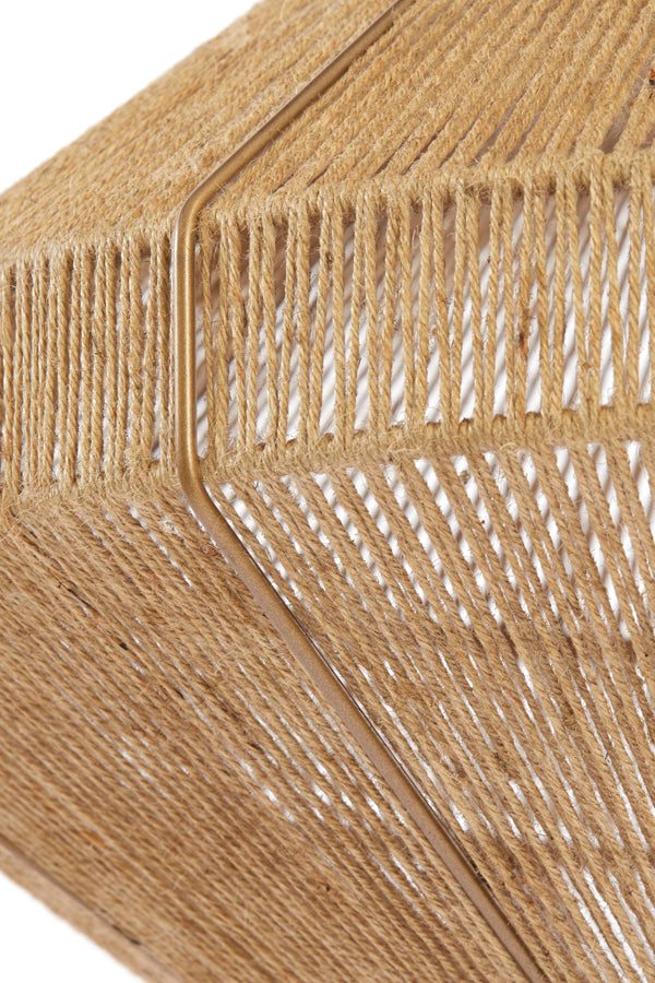 Light & Living - Hanglamp 'Mallow' (Maat S, Jute, Naturel)