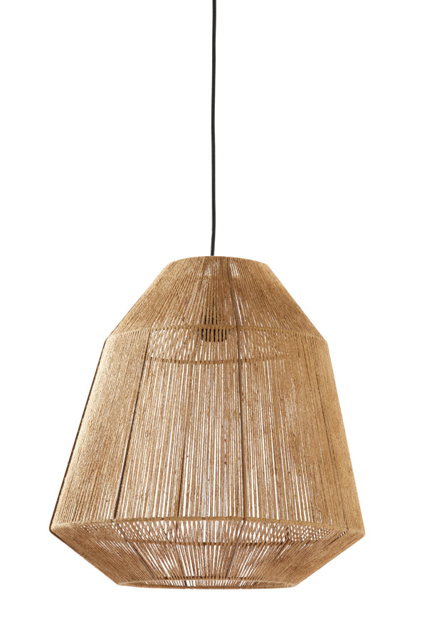 Light & Living - Hanglamp 'Malva' (Maat M, Jute, Naturel)