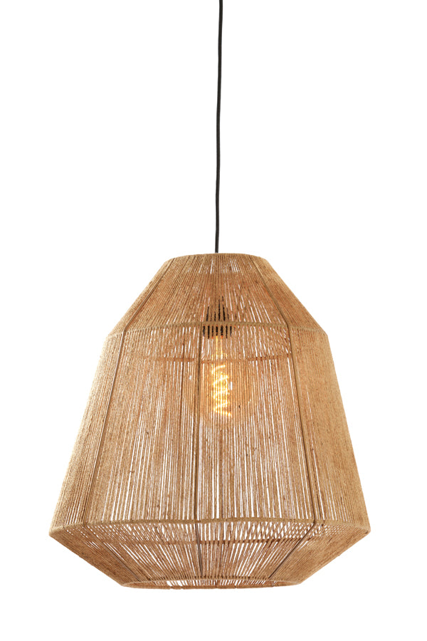 Light & Living - Hanglamp 'Malva' (Maat M, Jute, Naturel)