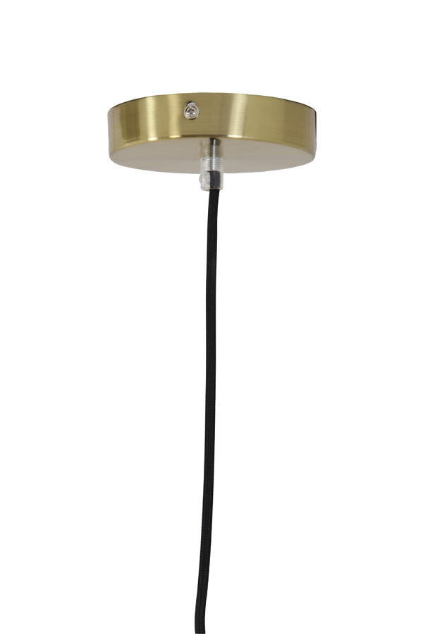 Light & Living - Hanglamp 'Mayson' (Glas, Helder Goud & Goud)