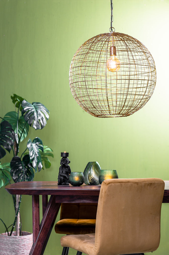 Light & Living - Hanglamp 'Mirana' (Maat L, Goud)