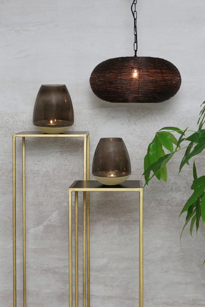 Light & Living - Hanglamp 'Nadra' (Maat M, Brons & Goud)