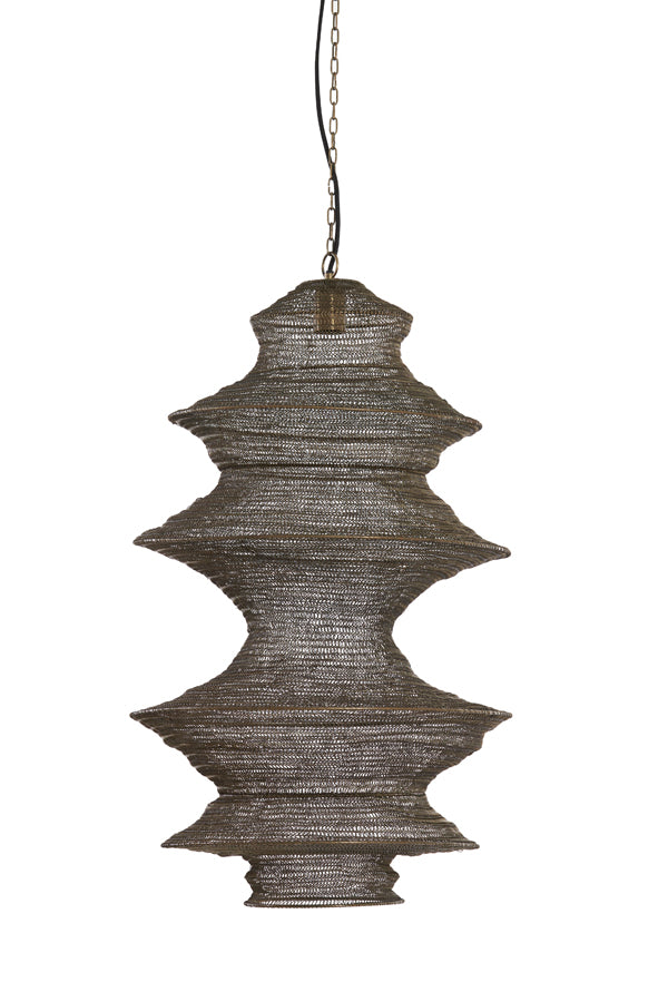 Light & Living - Hanglamp 'Nakisha' (Maat L, Antique Bronze)