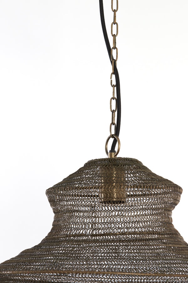 Light & Living - Hanglamp 'Nakisha' (Maat L, Antique Bronze)