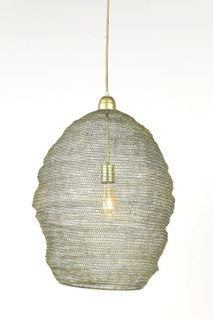 Light & Living - Hanglamp 'Nikki' (Wire, Light Gold)