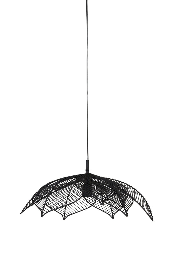 Light & Living - Hanglamp 'Pavas' (Maat M, Matzwart)