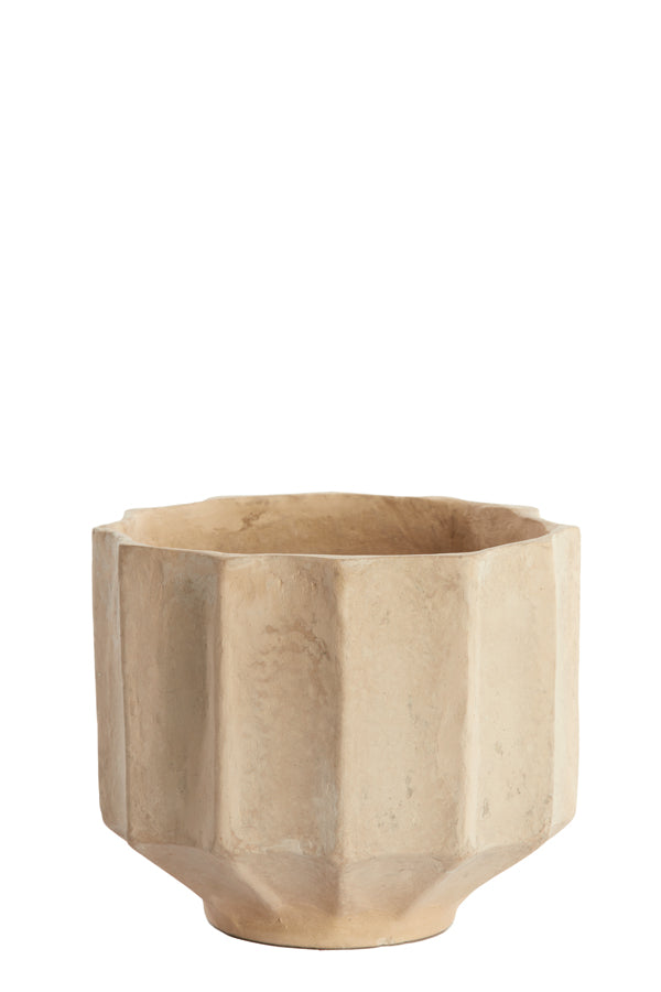 Light & Living - Decoratieve pot 'Salou' (21cm, Naturel)