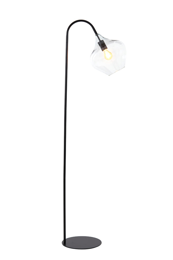 Light & Living - Vloerlamp 'Rakel' (160cm hoog, Matzwart & Helder)