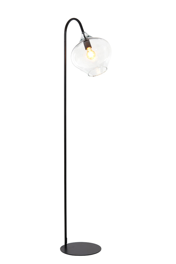 Light & Living - Vloerlamp 'Rakel' (160cm hoog, Matzwart & Helder)