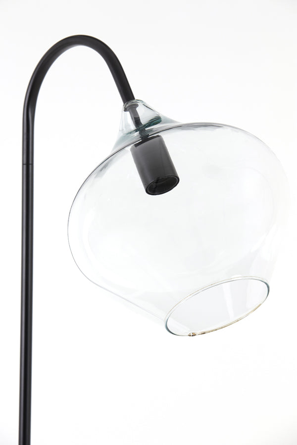 Light & Living - Vloerlamp 'Rakel' (160cm hoog, Matzwart & Helder)