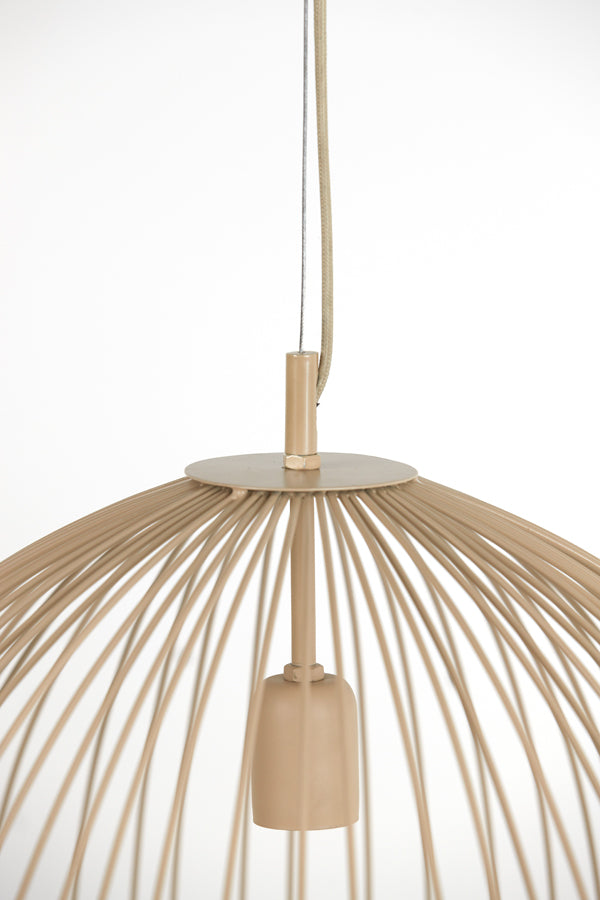 Light & Living - Hanglamp 'Rilana' (Maat S, Matt Beige)