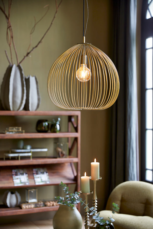 Light & Living - Hanglamp 'Rilana' (Maat M, Light Gold)