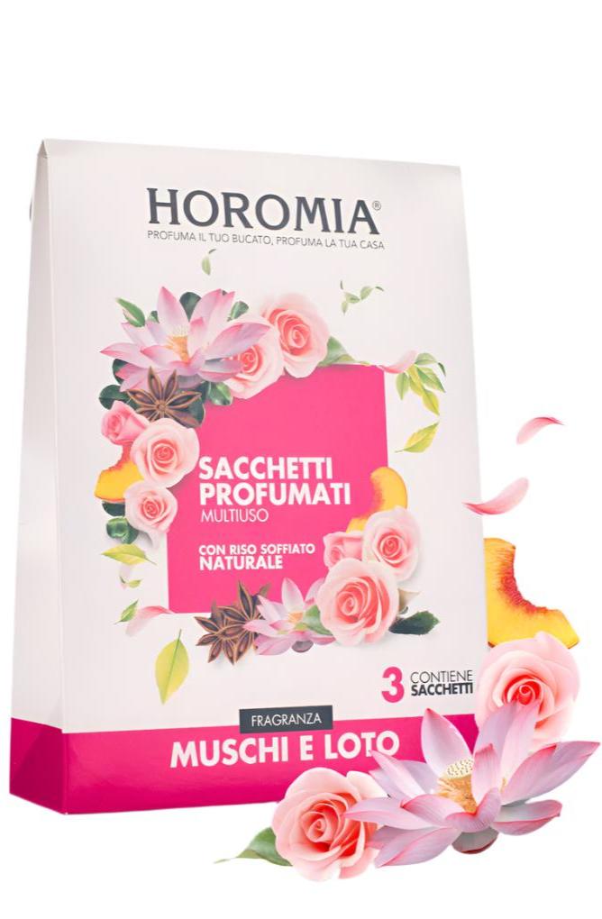 Horomia - Geurzakjes 'Muschi e Loto' - Set van 3