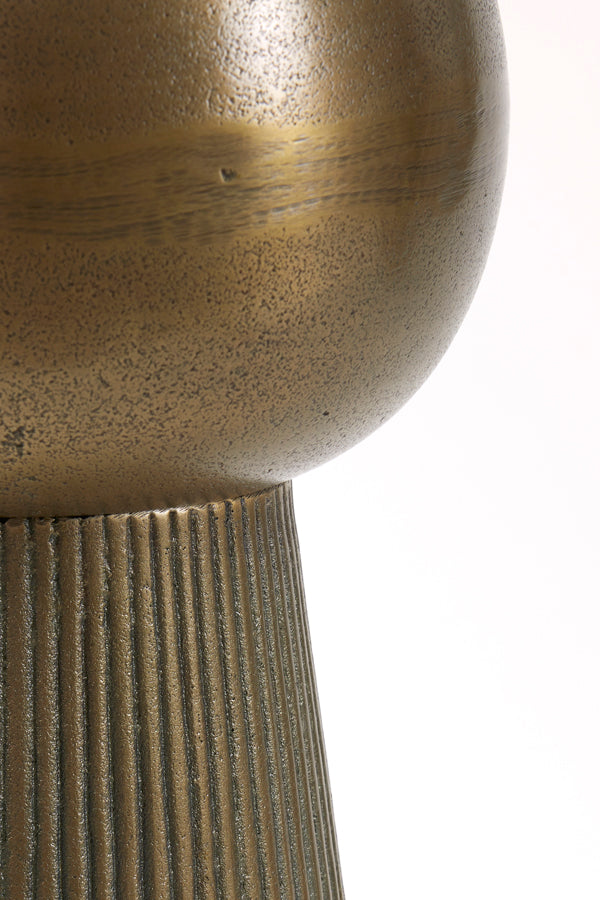 Light & Living - Lampenvoet 'Shaka' (33cm hoog, Antique Bronze)