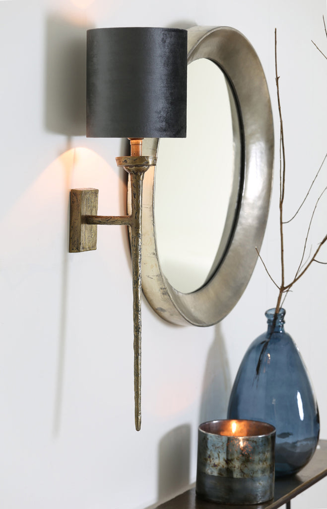 Light & Living - Wandlamp 'Torch' (Rough Antique Bronze)