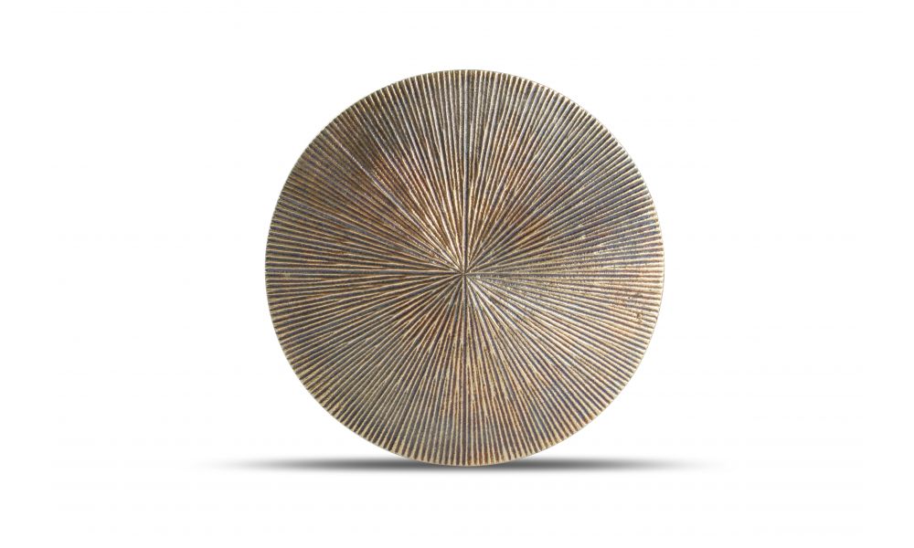 S|P Collection - Onderzetter 'Ribbed' (26cm, Goud)